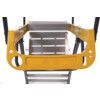 Step Ladder, 3-Tread, 0.805m Height, Glass Fibre, Light Grey/Yellow thumbnail-1