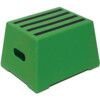 Stool, 360mm, Plastic, Green thumbnail-0