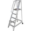 Step Ladder, 7-Tread, 1.7m Height, Aluminium, Silver thumbnail-0