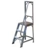 Step Ladder, 3-Tread, 0.7m Height, Aluminium, Silver thumbnail-0