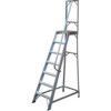 Step Ladder, 7-Tread, 1.7m Height, Aluminium, Silver thumbnail-0