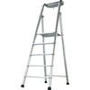 5 x Treads, Aluminium Industrial Step Ladder, 1.2m thumbnail-0