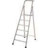 Industrial Ladder, 6-Tread, 1.42m Open Height, Aluminium thumbnail-0