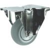 Castor, Medium Duty, Unbraked, Fixed, 125mm, 110kg Load Capacity thumbnail-0