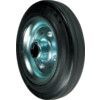 RUBBER TYRE PRESSED STEEL CTR 200mm-20mmB WHEEL thumbnail-0