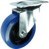 Medium Duty/Heavy Duty, Castor, 150mm, Unbraked, Swivel, Top Plate, Rubber, Blue thumbnail-0