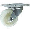 Medium Duty, Castor, 63mm, Unbraked, Swivel, Top Plate, Polyurethane, White thumbnail-0