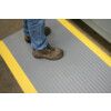 1.2m x 18.3m Grey & Yellow Orthomat Ribbed Mat thumbnail-1