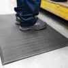 0.6m  x 18.3m Black Orthomat Ribbed Mat thumbnail-1