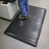 0.9m x 18.3m Deckplate Black Work Mat thumbnail-1