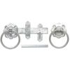 150mm PLAIN RING HANDLE GATE LATCH SET GALV thumbnail-0