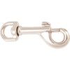 76mm x 19mm SWIVEL HARNESS SNAP HOOK - NICKEL PLATE thumbnail-0