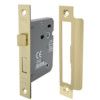 No.5011 Electro Brassed Bathroom Lock - 63mm thumbnail-0