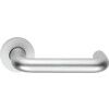 ALUMINIUM ROUND BAR LEVER ON ROSE 19mm PK-2 thumbnail-0