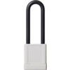 Keyed Padlock, Keyed Alike, Aluminium, White, 40mm Width, Weatherproof thumbnail-0