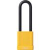 Keyed Padlock, Keyed Alike, Aluminium, Yellow, 40mm Width, Weatherproof thumbnail-0