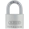 Keyed Padlock, Keyed Different, Aluminium, Silver, 40mm Width, Weatherproof thumbnail-0