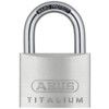 Keyed Padlock, Keyed Different, Aluminium, Silver, 60mm Width, Weatherproof thumbnail-0