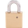 Keyed Padlock, Keyed Different, Brass, Gold, 50mm Width, Weatherproof thumbnail-2