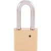 Keyed Padlock, Keyed Different, Brass, Gold, 50mm Width, Weatherproof thumbnail-2