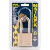 Keyed Padlock, Keyed Different, Brass, Gold, 50mm Width, Weatherproof thumbnail-3