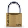 Keyed Padlock, Keyed Different, Brass, Bronze, 20mm Width, Weatherproof thumbnail-0