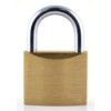 Keyed Padlock, Keyed Different, Brass, Bronze, 30mm Width, Weatherproof thumbnail-0