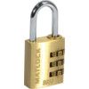 Combination Padlock, Brass, Bronze, 30mm Width, Weatherproof thumbnail-1