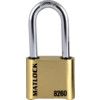 Combination Padlock, Hardened Steel, Brass, 51mm Width, Weatherproof thumbnail-0