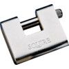 Keyed Padlock, Keyed Different, Brass;Steel, Silver, 80mm Width, Weatherproof thumbnail-0