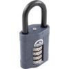 Combination Padlock, Die Cast Alloy, Black, 50mm Width, Weatherproof thumbnail-1