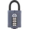 Combination Padlock, Die Cast Alloy, Black, 60mm Width, Weatherproof thumbnail-0