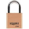 Keyed Padlock, Keyed Alike, Brass, Gold, 42mm Width, Weatherproof thumbnail-0