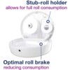 555000 Tork White Mini Jumbo Roll Dispenser thumbnail-3