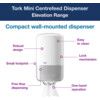 558000 M1 Tork Mini Centrefeed Dispenser White thumbnail-1