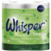 WGREEN2 WHISPER 2PLY RECYCLED TOILET ROLL - 210 SHEETS (PK-40) thumbnail-0