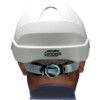 Concept Roofer, Safety Helmet, White, ABS, Vented, Reduced Peak, Includes Side Slots thumbnail-0