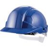 Reflex, Safety Helmet, Blue, HDPE, Vented, Medium Peak, Reflective Piping, Includes Side Slots thumbnail-0