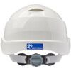 Spectrum, Safety Helmet, White, ABS, Not Vented, Reduced Peak, Includes Side Slots thumbnail-2