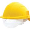 Vision Plus, Safety Helmet, Yellow, ABS, Not Vented, Reduced Peak, High-visibility Hat, Includes Side Slots thumbnail-0