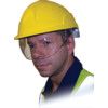 Vision Plus, Safety Helmet, Yellow, ABS, Not Vented, Reduced Peak, High-visibility Hat, Includes Side Slots thumbnail-1