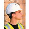 EVOLite®, Safety Helmet, White, ABS, Not Vented, Reduced Peak, Includes Side Slots thumbnail-0