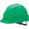 EVO®3, Safety Helmet, Green, HDPE, Vented, Standard Peak, Includes Side Slots thumbnail-0