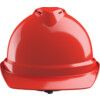 V-GARD 500 Vented Safety Helmet with FAS-TRAC III Suspension and Sewn PVC Sweatband, Red thumbnail-1