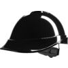 V-GARD 200 Vented Safety Helmet with FAS-TRAC III Suspension and Sewn PVC Sweatband, Black thumbnail-0