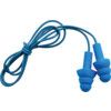 Tracer™, Reusable Ear Plugs, Corded, Detectable, Triple Flange, 32dB, Blue, Silicone, Pk-1 Pair thumbnail-0