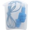 Tracer™, Reusable Ear Plugs, Corded, Detectable, Triple Flange, 32dB, Blue, Silicone, Pk-1 Pair thumbnail-1