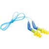 Reusable Ear Plugs, Corded, Not Detectable, Triple Flange Plug Shape, 35dB, Yellow, Plastic, Pack of 1 Pair thumbnail-0