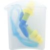 Reusable Ear Plugs, Corded, Not Detectable, Triple Flange Plug Shape, 35dB, Yellow, Plastic, Pack of 1 Pair thumbnail-1