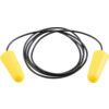 Refill Pack for Dispenser/Disposable Ear Plugs, Corded, Not Detectable, Bullet Plug Shape, 34dB, Yellow, PU, Pack of 200 Pairs thumbnail-0